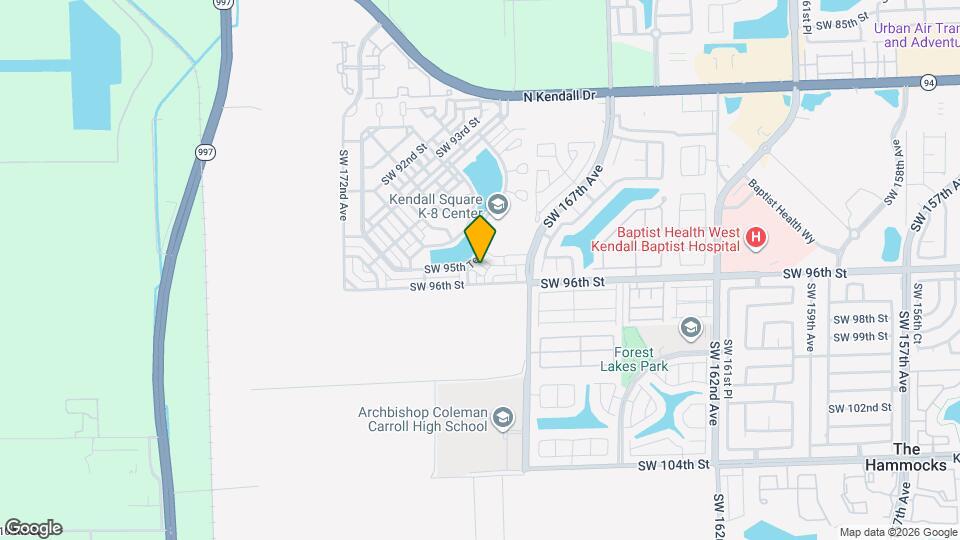 16850 SW 95th St Map and Location Details