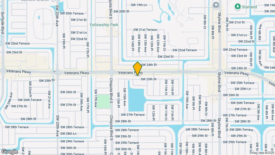 1321 SW 25th St Map and Location Details