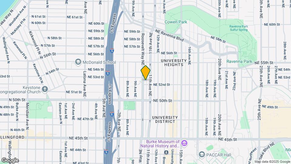 5200 Roosevelt Way NE Mapa y Detalles de la Ubicación