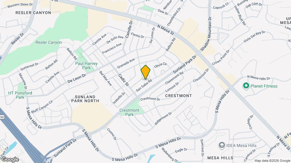 404 San Saba Rd Map and Location Details