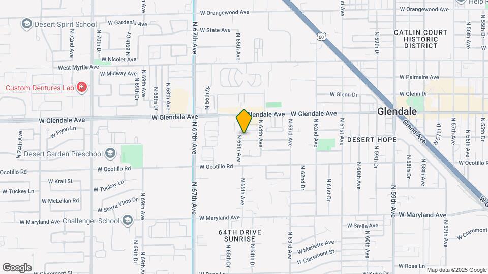 6426 W Lamar Rd Map and Location Details