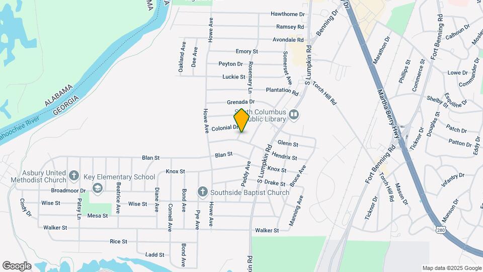2212 Rosemary Ln Map and Location Details