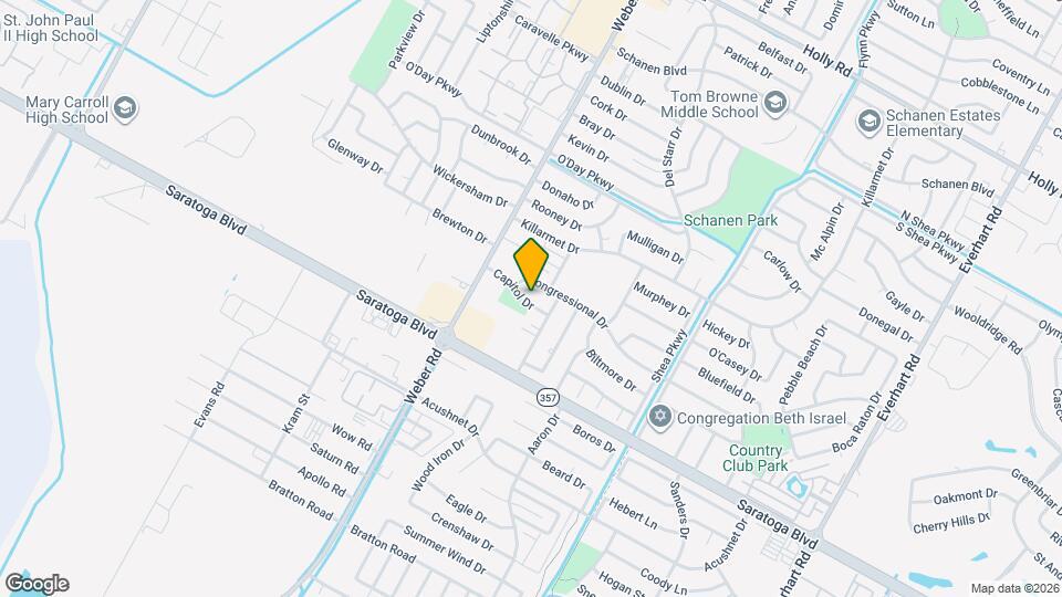 4022 Capitol Dr Map and Location Details