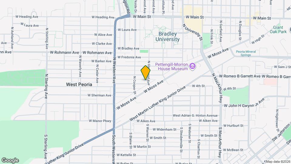 1605 W Ayres Ave Map and Location Details