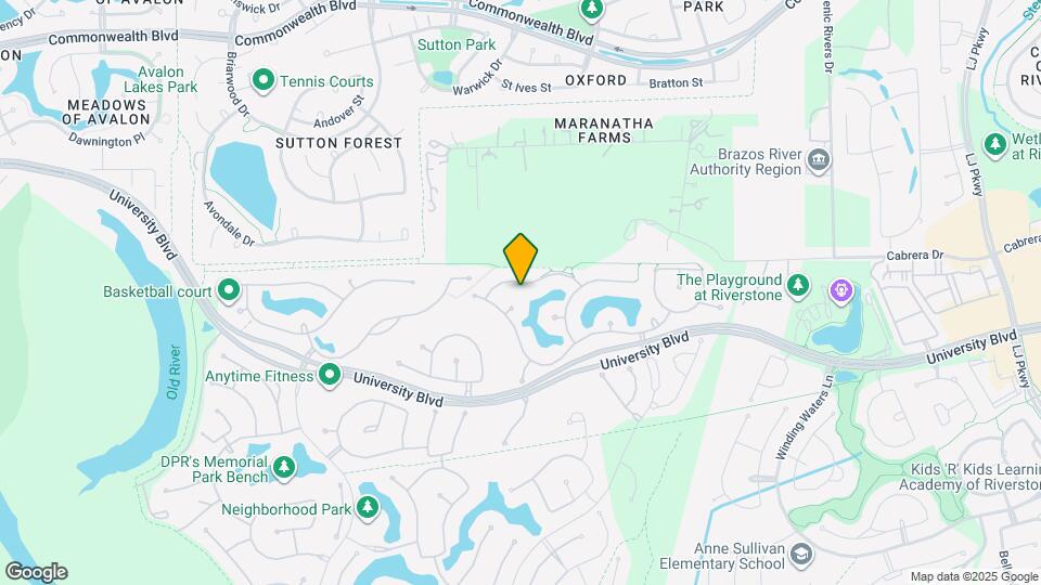 5707 Avon Landing Ln Map and Location Details