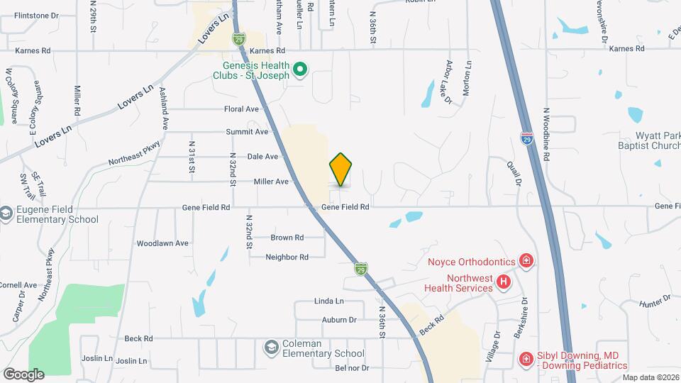 2811 Pembroke Ln Map and Location Details