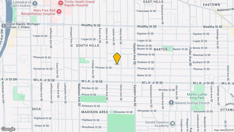 643 Thomas St SE Map and Location Details