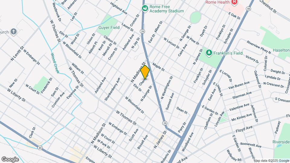 716 Cherry St Map and Location Details