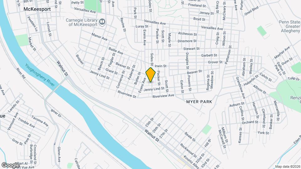 1822 Soles St Map and Location Details