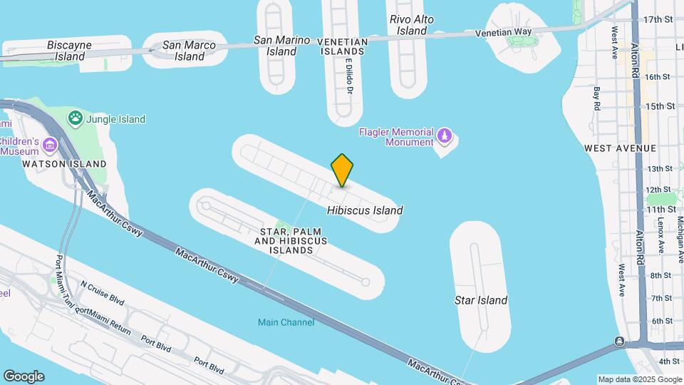 140 N Hibiscus Dr Map and Location Details