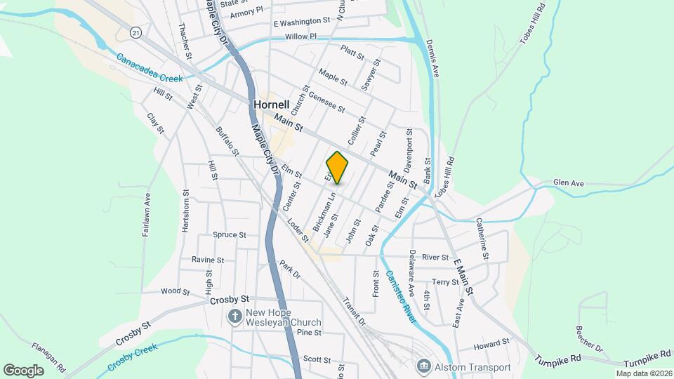 58 Elm St Mapa y Detalles de la Ubicación