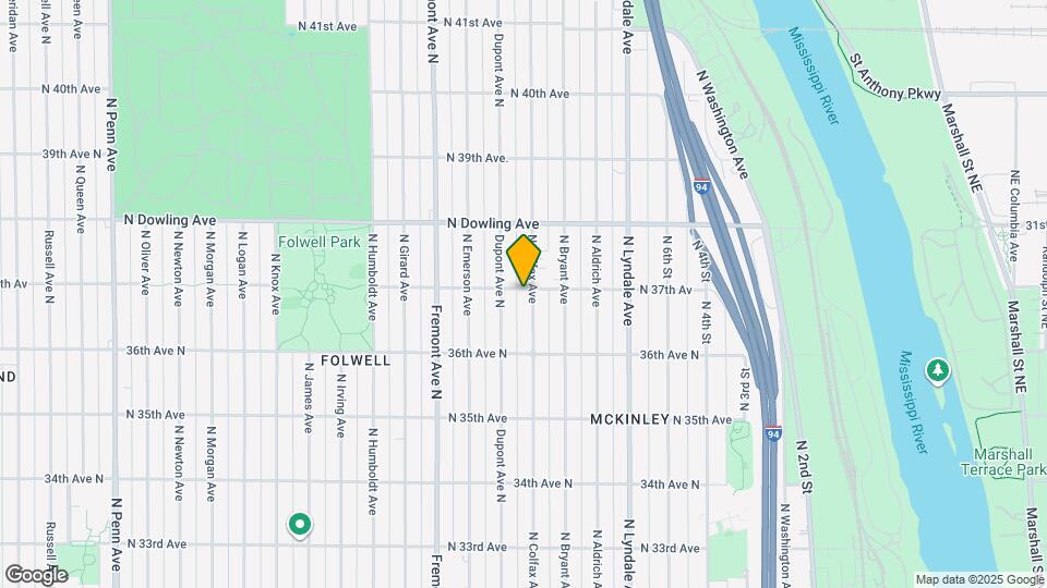 3659 N Colfax Ave Map and Location Details