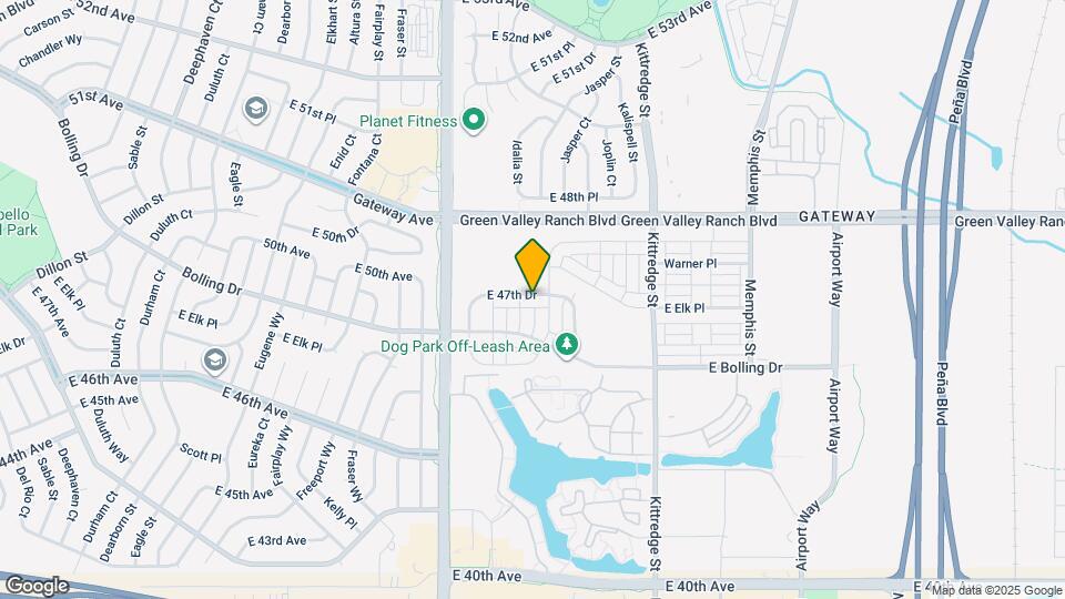 15644 E 47th Dr Map and Location Details