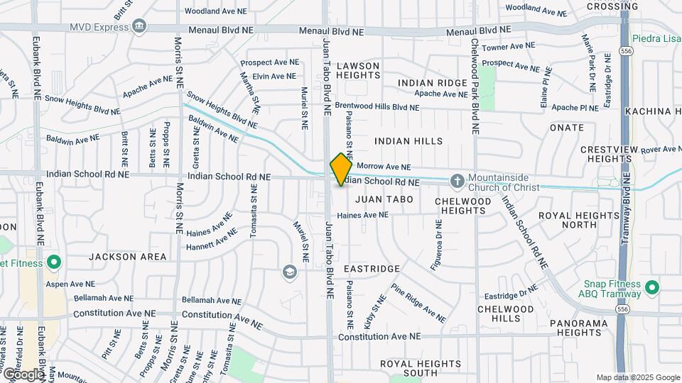 1725 Paisano St Ne Mapa y Detalles de la Ubicación