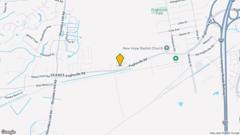 4016 Pughsville Rd Map and Location Details