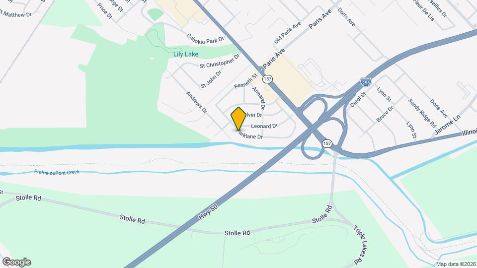 1710 Parklane Dr Map and Location Details