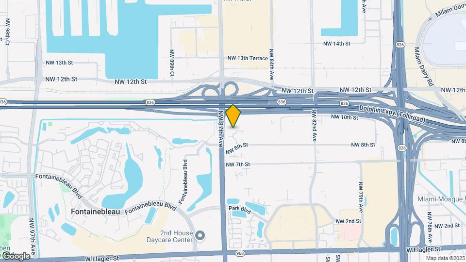 8615 NW 8th St Map and Location Details
