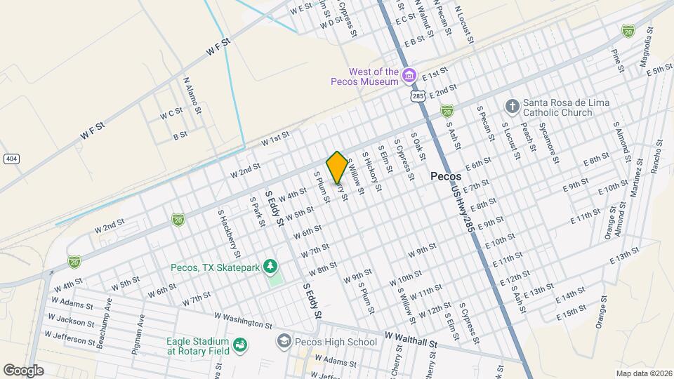 415 S Cherry St Map and Location Details