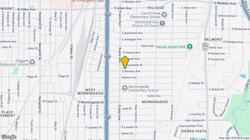 921 E Ramsey Ave Map and Location Details