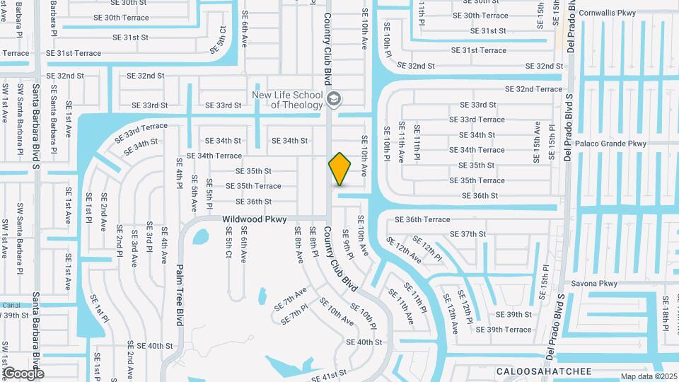 908 SE 35th Terrace Map and Location Details