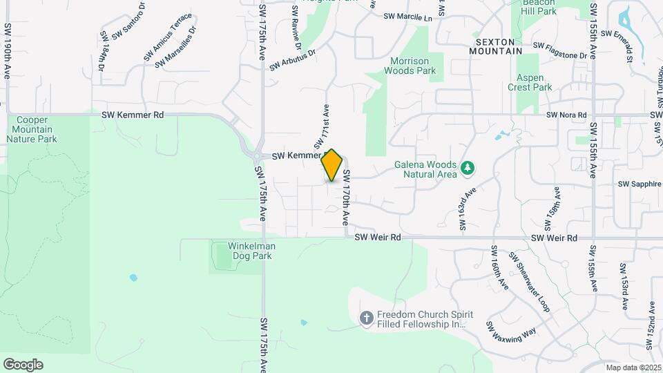 9670 SW 171st Ave Map and Location Details