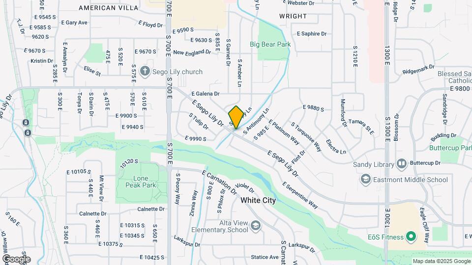 883 E Sego Lily Dr, Unit Bedroom 1 Map and Location Details