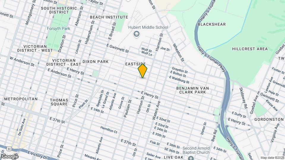 813 E Park Ave, Unit UnitB Map and Location Details