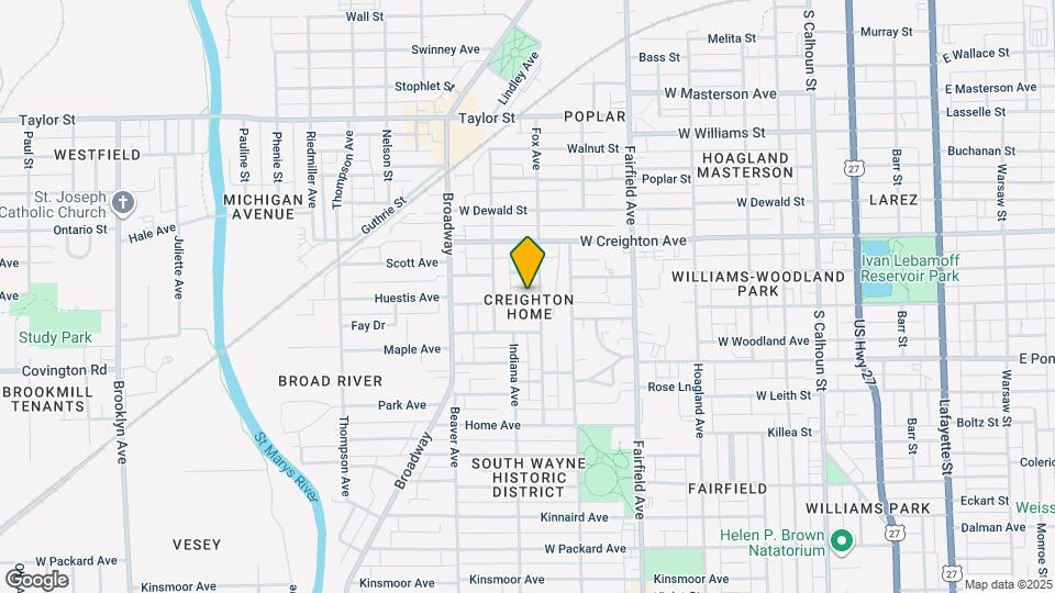812 Huestis Ave Mapa y Detalles de la Ubicación