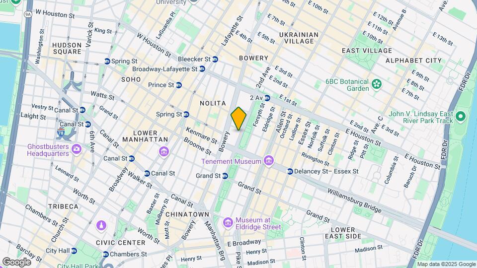 175 Chrystie St Map and Location Details