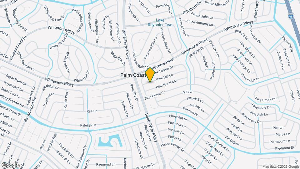 8 Pine Hill Ln Map and Location Details