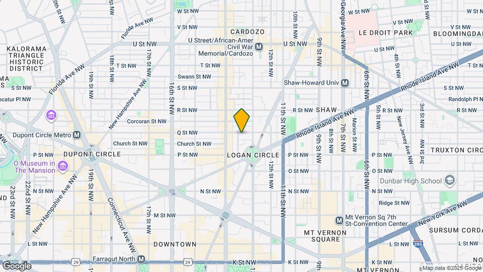 1322 Q St NW Map and Location Details