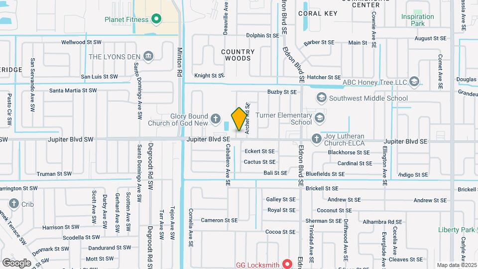 2941 Jupiter Blvd SE Map and Location Details
