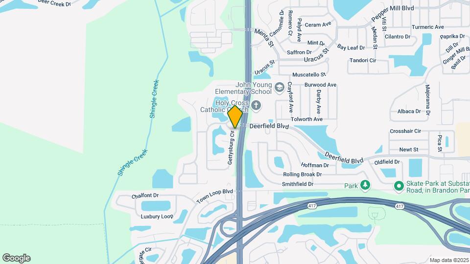 12868 Gettysburg Cir Map and Location Details