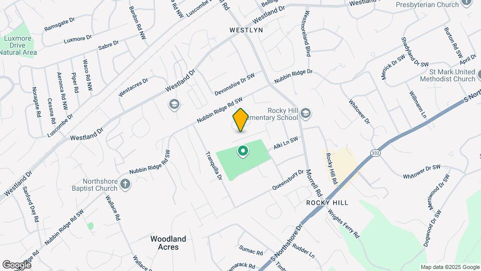 7629 Hawthorne Dr SW Map and Location Details