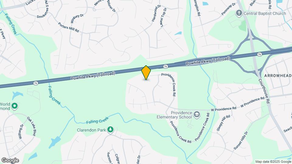 1800 Providence Creek Cir Map and Location Details