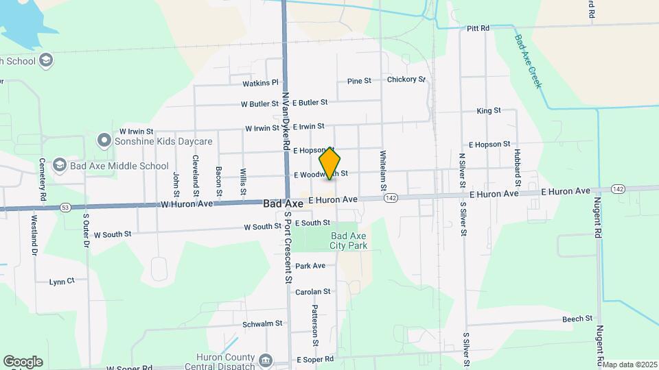 125 N Hanselman St Map and Location Details