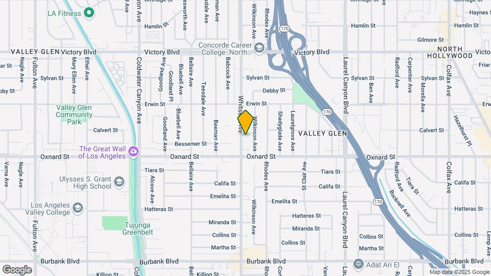 6050 Whitsett Ave Map and Location Details