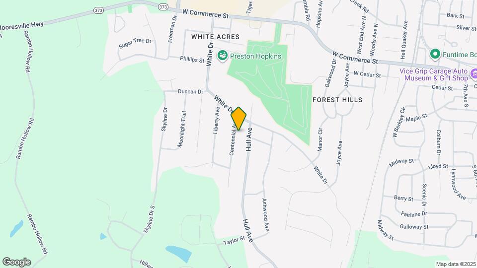 425 Centennial Ave Mapa y Detalles de la Ubicación