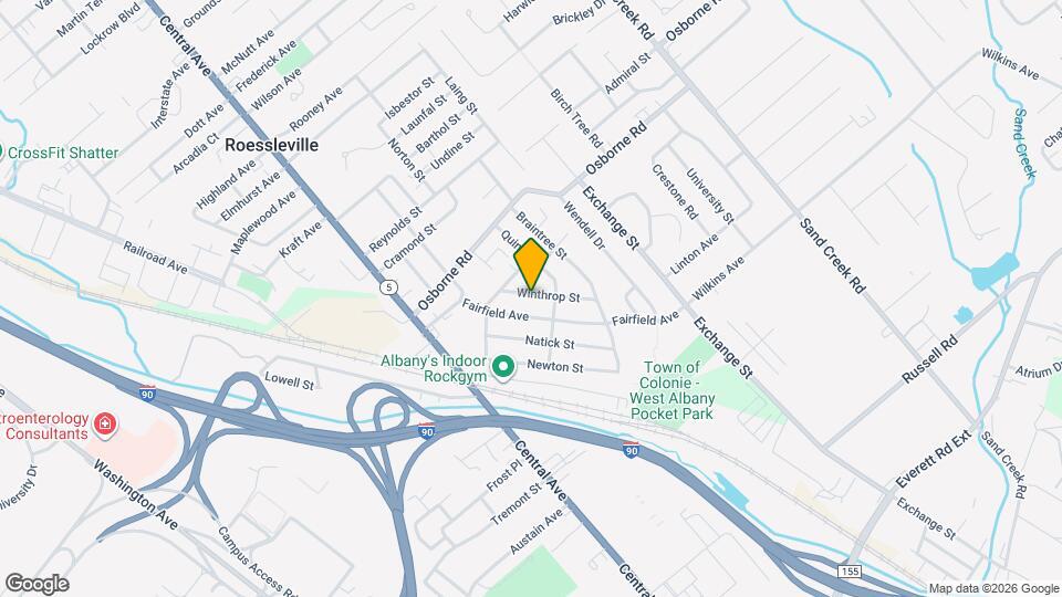 25 Winthrop St Mapa y Detalles de la Ubicación