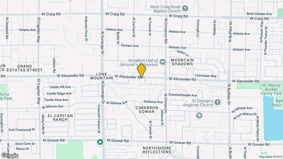 3970 Russet Peak Ct Map and Location Details