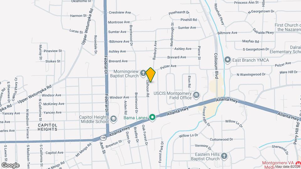 112 Calhoun Rd Mapa y Detalles de la Ubicación