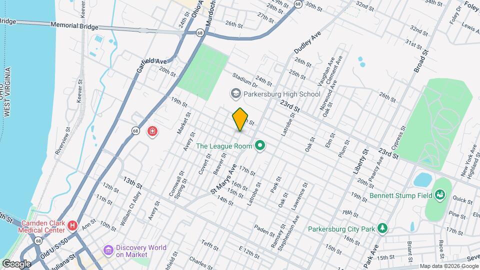 1110 19th St, Unit Apt. B Map and Location Details