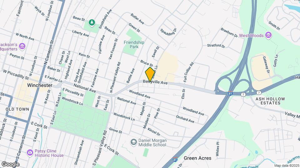 735 Berryville Ave Map and Location Details