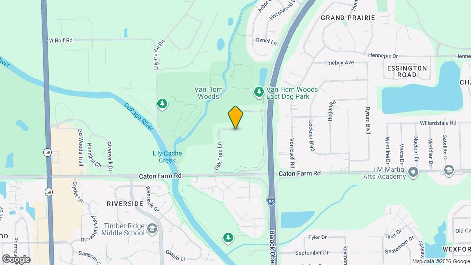 4138 Oak Tree Ln Map and Location Details