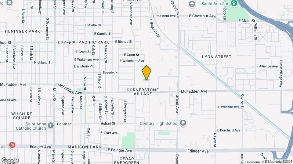 1029 S Minnie St Map and Location Details