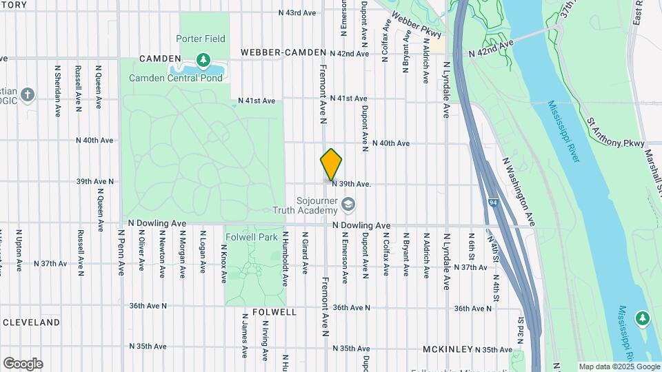 3858 Fremont Ave N Map and Location Details