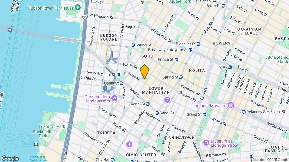 33 Greene St Mapa y Detalles de la Ubicación