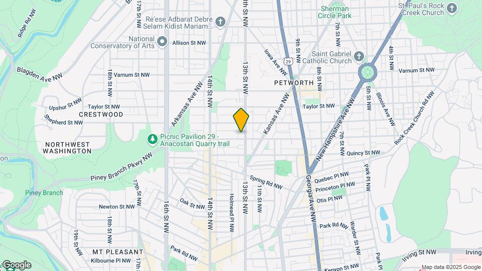 1303 Randolph St NW Map and Location Details