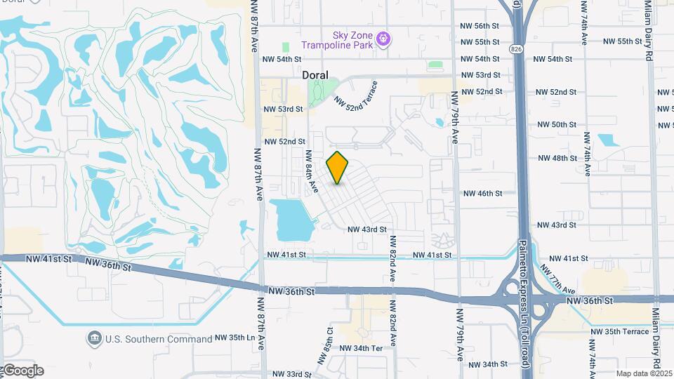 4693 NW 83rd Pl Map and Location Details