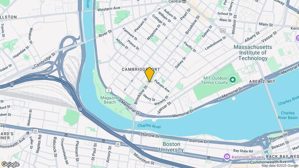 296 Brookline St Map and Location Details